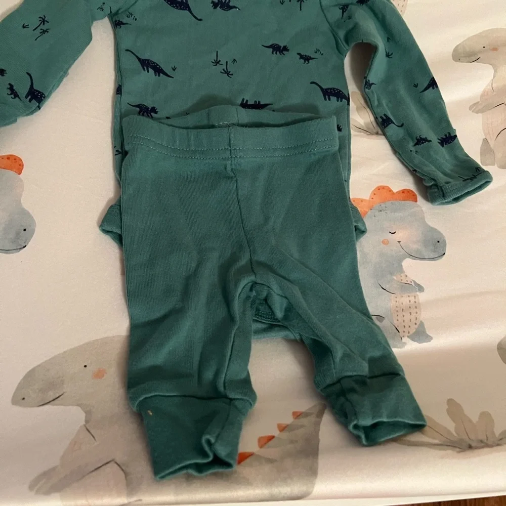 Carter’s Dinosaur and Bear Print Baby Onesies Set